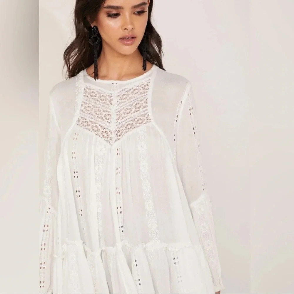 Free People Kiss Kiss Tunic size small - Picture 4 of 6